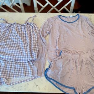Two pair LAKE pajamas size small